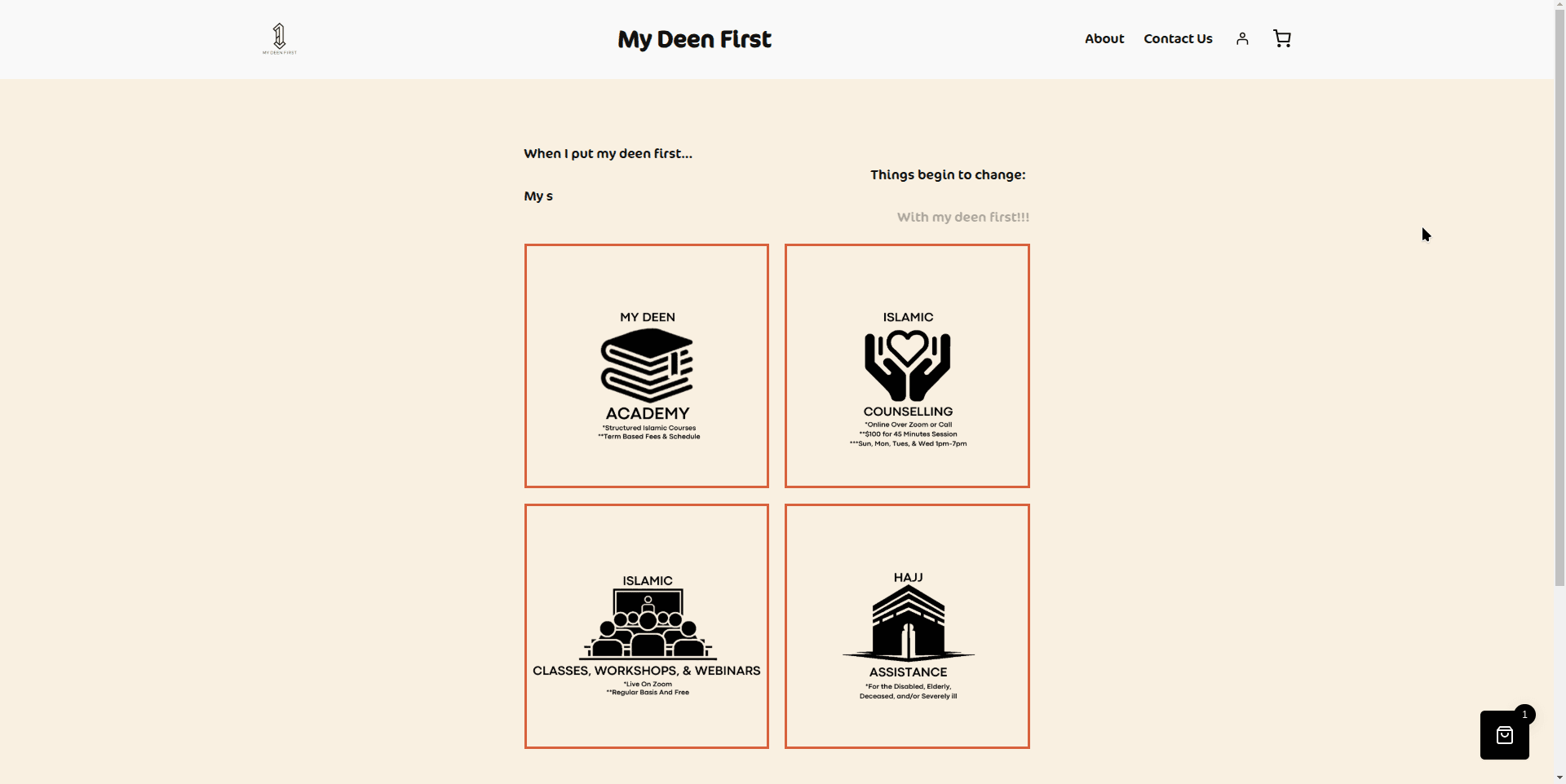 My Deen First preview